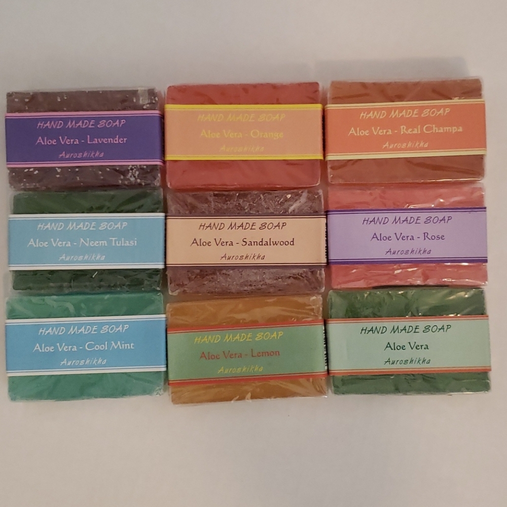 Auroshika Handmade Soap Bars 9 Pack